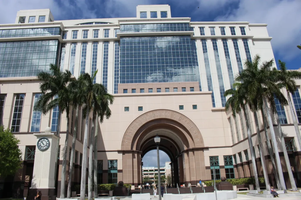 palm beach county courthouse east face