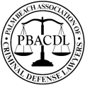 Palm Beach Association of Criminal Defense Lawyers (PBACDL) logo